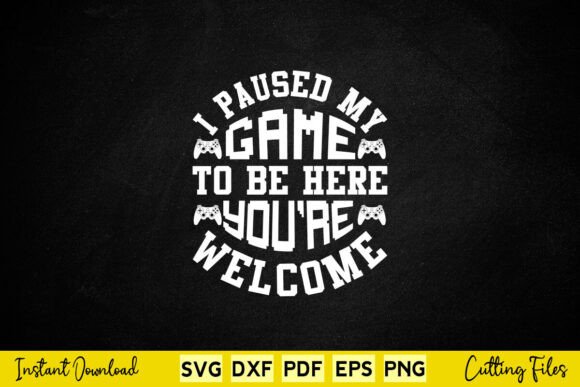 I Paused My Game to Be Here Gamer Shirt Review