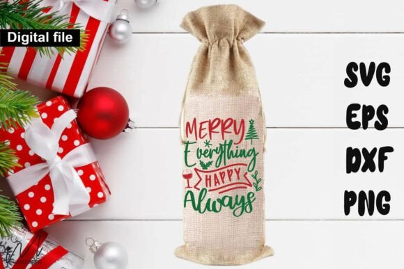 Merry Everything Happy Always Wine Bag Review