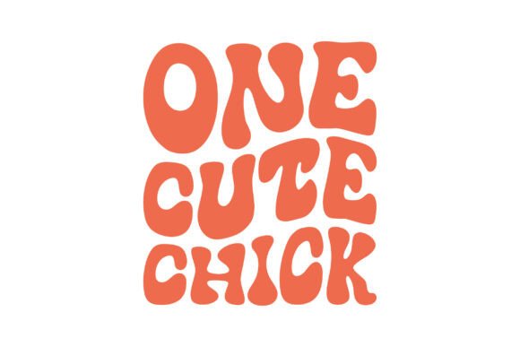 One Cute Chick Retro Free SVG PNG Design Review