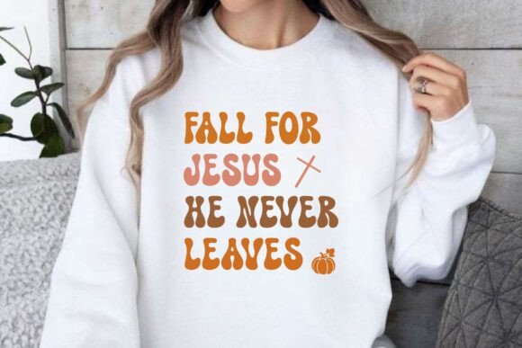 Review: Retro Fall for Jesus He Never Leaves SVG
