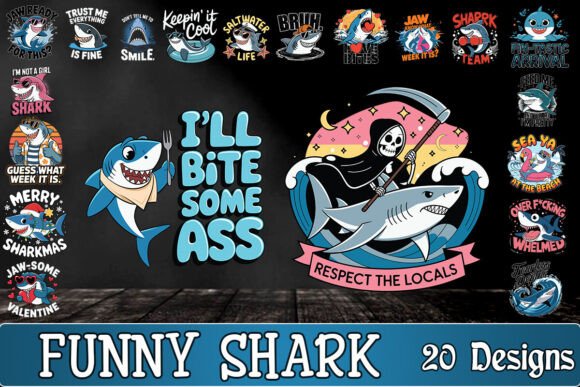 Review: The Funny Shark SVG Bundle for Embroidery