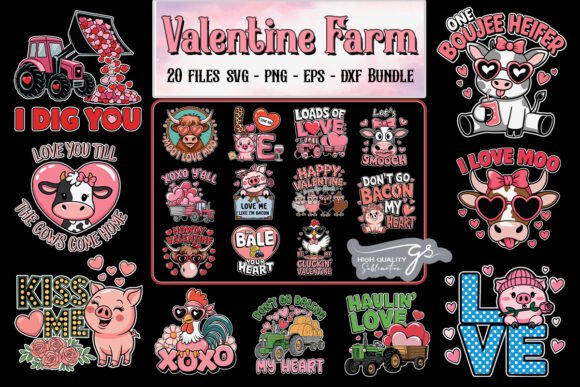 Valentine Farm SVG Bundle: A Designer’s Review